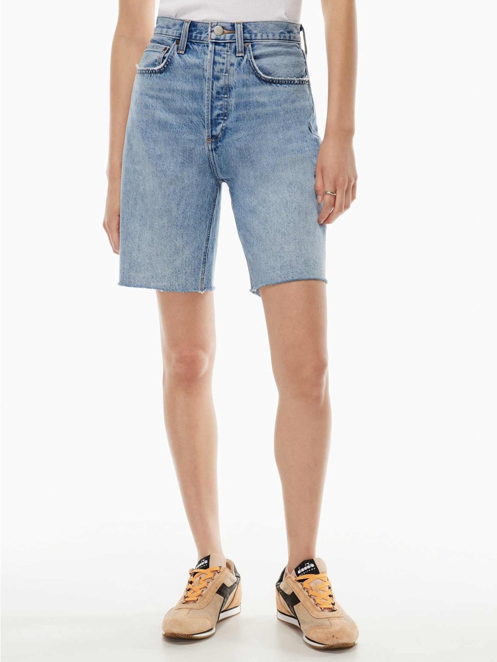 Denim Forum The Joni Loose Long Short - Picture 2 of 12